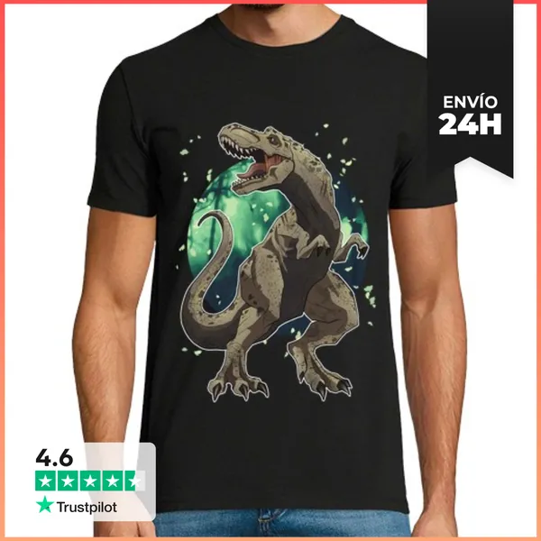 Camiseta Hombre Clásica T-Rex LaTostadora