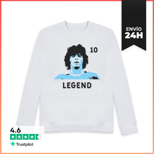 Sudadera Unisex Diego Maradona LaTostadora