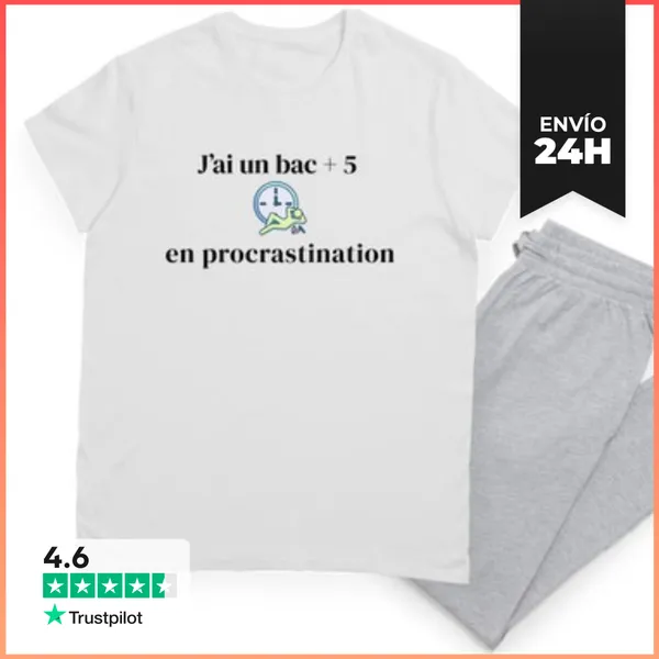 Pijama Tengo Un Bachillerato De 5 En Procrasti LaTostadora
