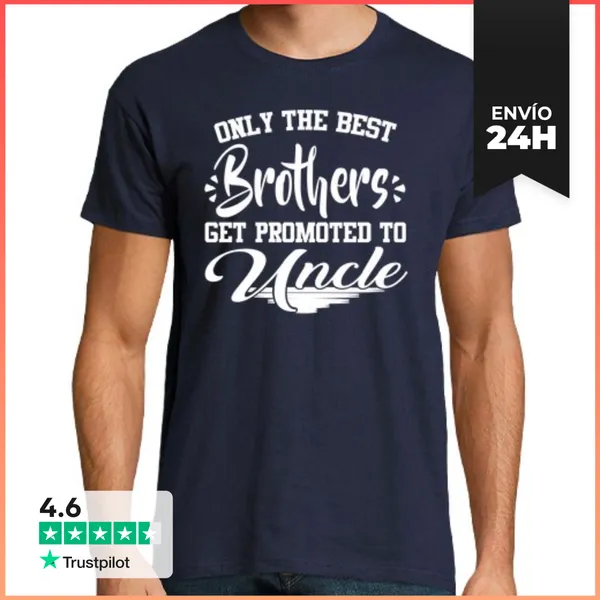 Camiseta Hombre Clásica Sólo Los Mejores Hermanos Ascendidos Al