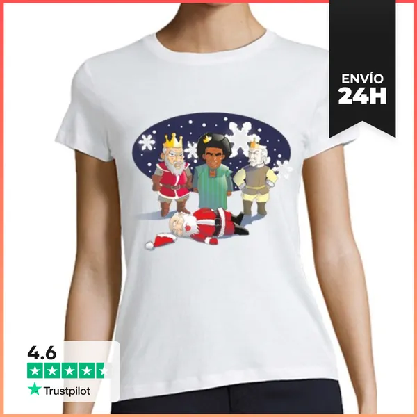 Camiseta Mujer Clásica The Kings Win LaTostadora