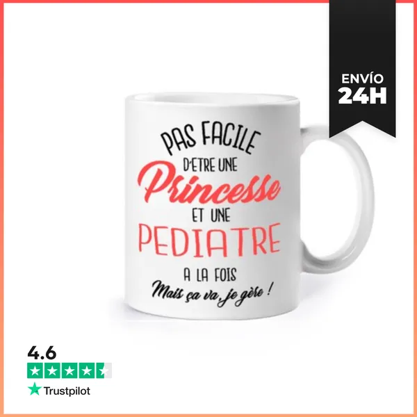 Taza Princesa Y Pediatra LaTostadora