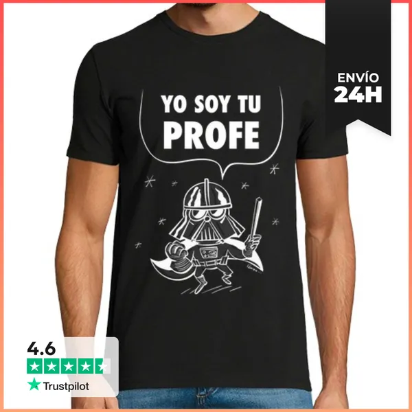 Camiseta Hombre Clásica Yo Soy Tu Profe LaTostadora