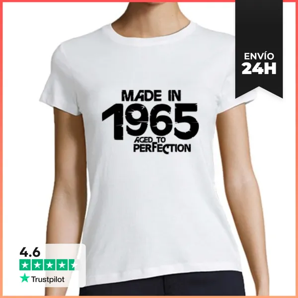 Camiseta Mujer Clásica 1965 FarCry Negro LaTostadora