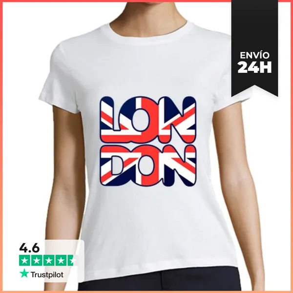 Camiseta Mujer Clásica Londres LaTostadora