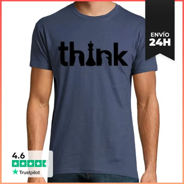 Camiseta Hombre Clásica Think LaTostadora