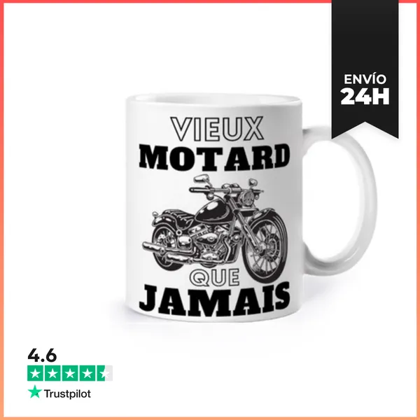Taza Motocicleta Viejo Motorista Que Nunca Regalo De Humor
