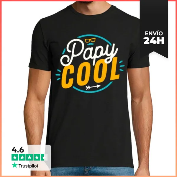 Camiseta Hombre Clásica Papy Cool LaTostadora