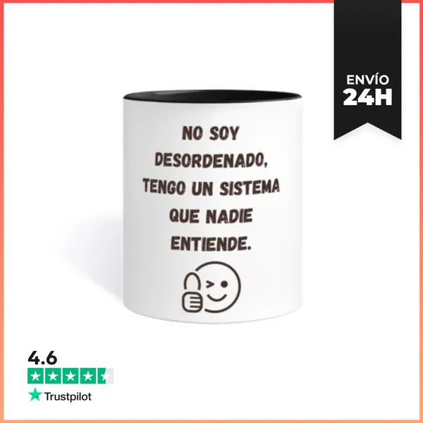 Taza De Colores No Soy Desordenado LaTostadora