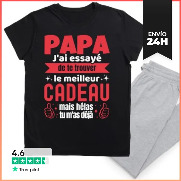Pijama Regalo Humor Papá Cumpleaños Navidad LaTostadora