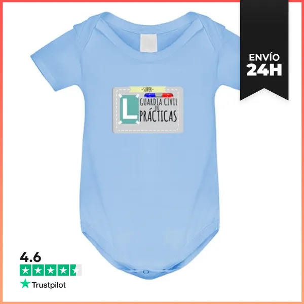 Body Bebé Guardia Civil En Prácticas, Regalo LaTostadora