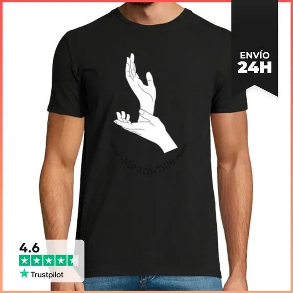 Camiseta Hombre Clásica Picos Gemelos Laura Palmer Mientras Tan