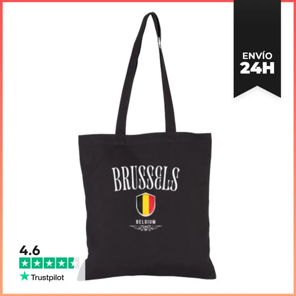 Bolsa De Tela Amo Bruselas, Recuerdo De Bruselas LaTostadora