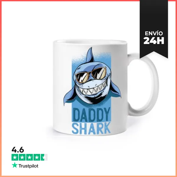 Taza Daddy Shark LaTostadora