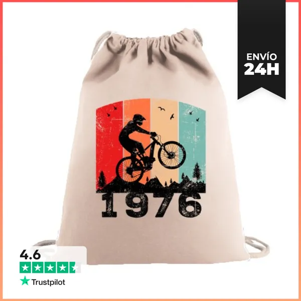 Mochila Saco Con Cuerdas 1976 Bicicleta LaTostadora