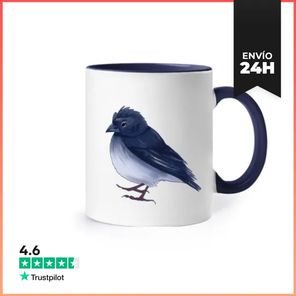 Taza De Colores Pinzón Azul LaTostadora