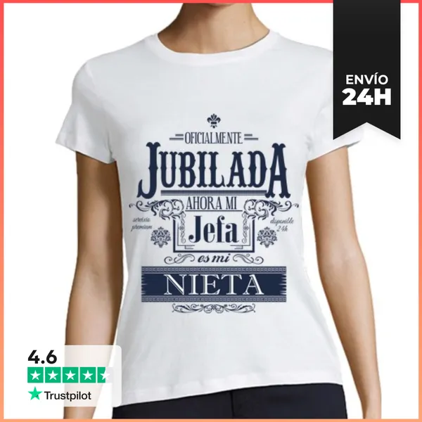 Camiseta Mujer Clásica Jubilada2 LaTostadora
