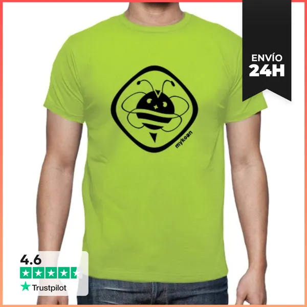 Camiseta Hombre Clásica Abeja - Hombre, Manga Corta LaTostadora