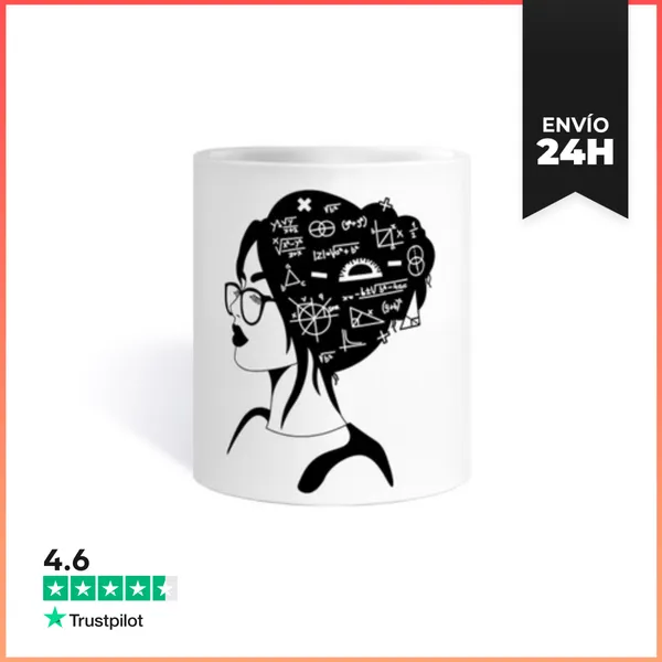 Taza Profesor De Matemáticas, Muy De Moda, Moda. LaTostadora