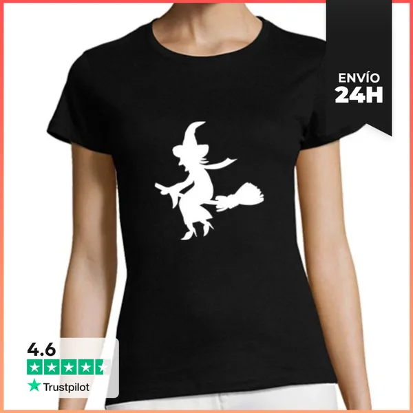 Camiseta Mujer Clásica Bruja LaTostadora