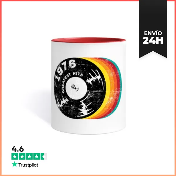 Taza De Colores 50 Cumpleanos 1976 LaTostadora