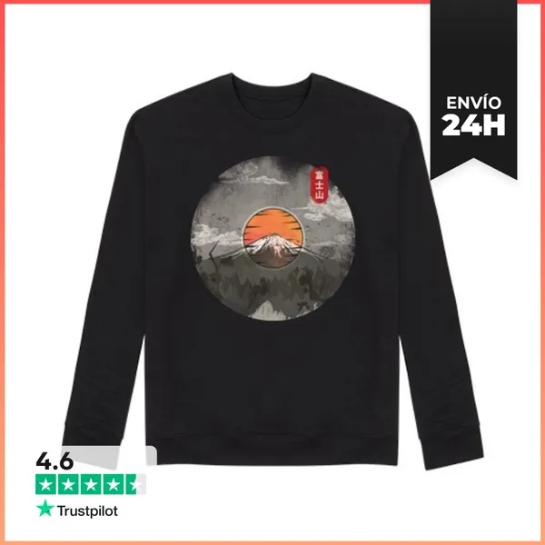 Sudadera Unisex Fuji Vinilo LaTostadora