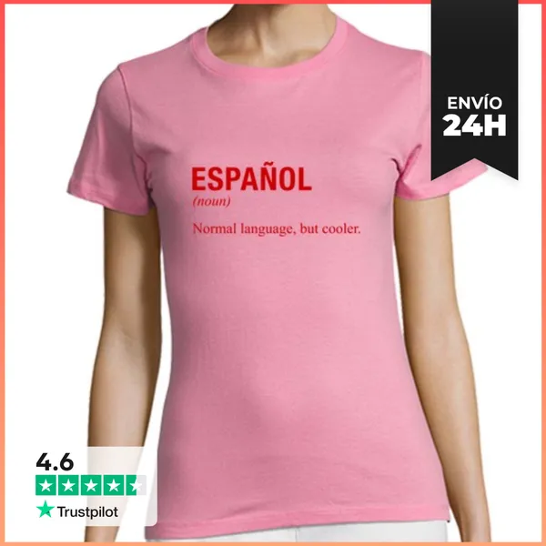 Camiseta Mujer Clásica Idioma Español LaTostadora