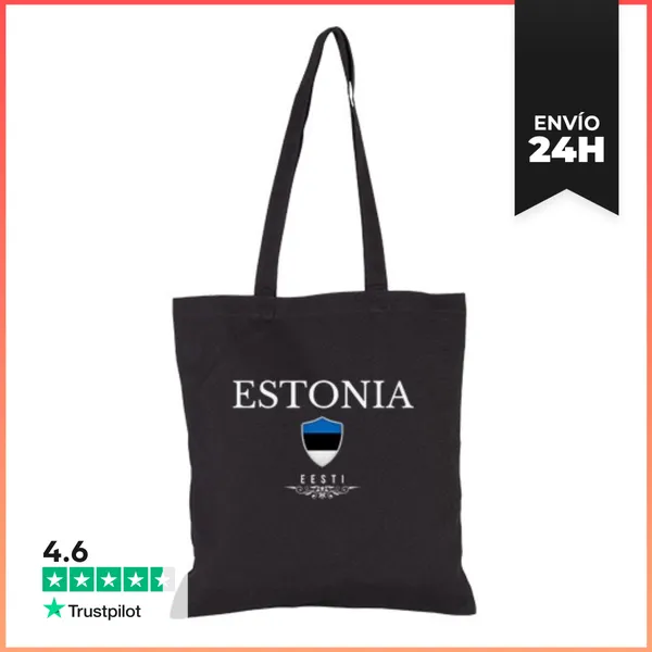 Bolsa De Tela Bandera Estonia, Orgullo Estonio LaTostadora
