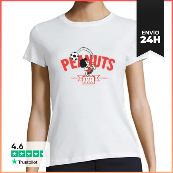 Camiseta Mujer Clásica Marcy Peanuts FC LaTostadora