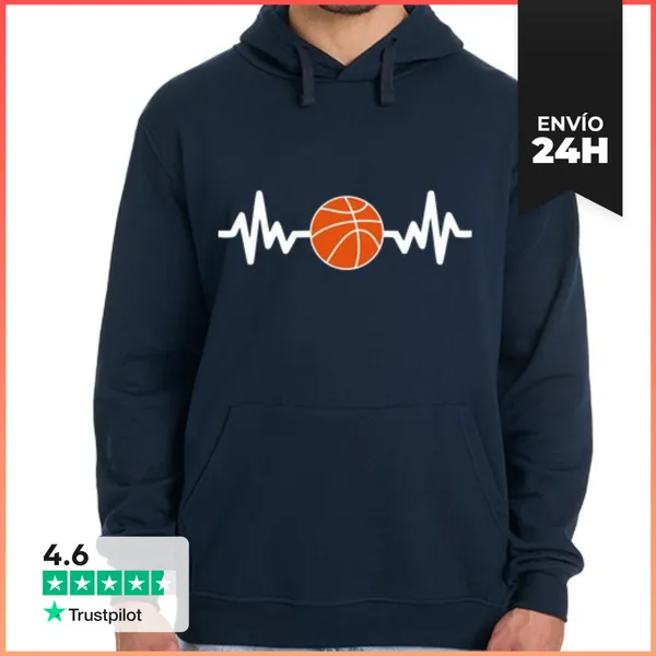 Sudadera Unisex Con Capucha El Baloncesto Es Vida, Baloncesto,