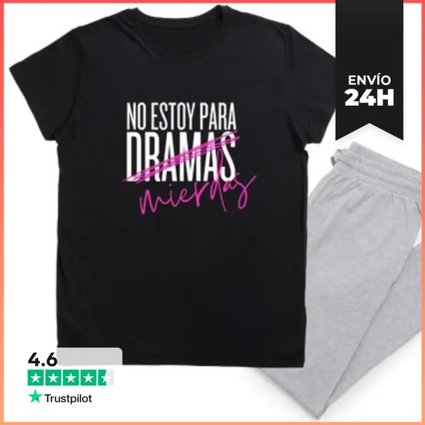Pijama NO ESTOY PARA MIERDAS LaTostadora