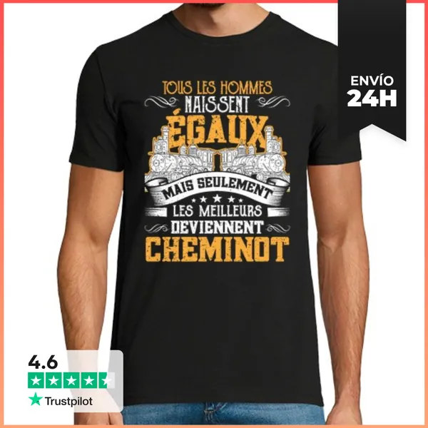 Camiseta Hombre Clásica Conductor De Tren De Trabajador Ferrovi