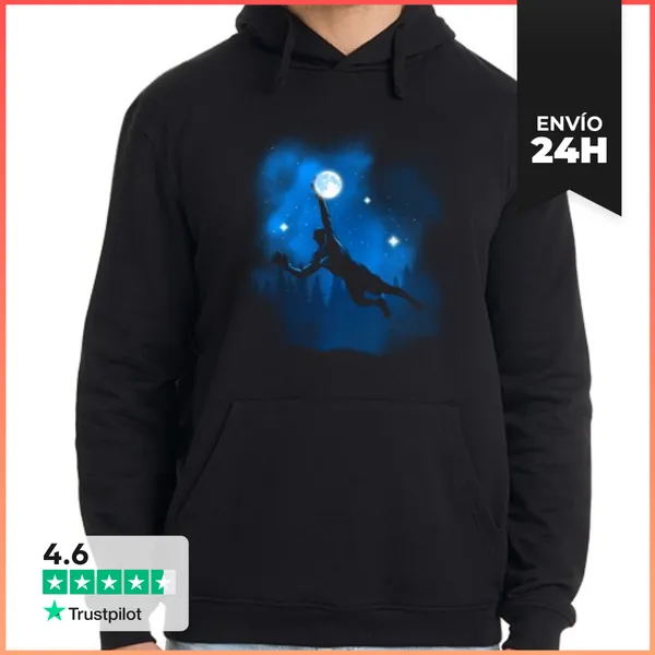Sudadera Unisex Con Capucha Hombre, Jersey Con Capucha, Negro