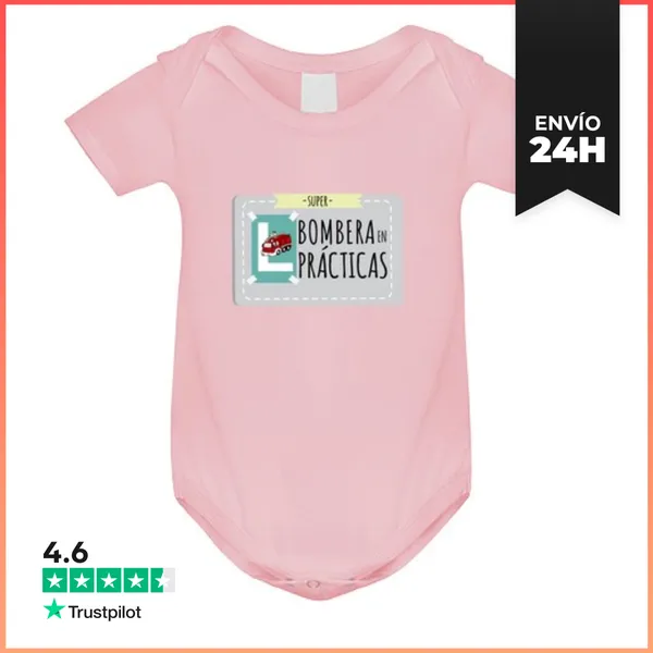 Body Bebé Bombera En Prácticas - Body LaTostadora