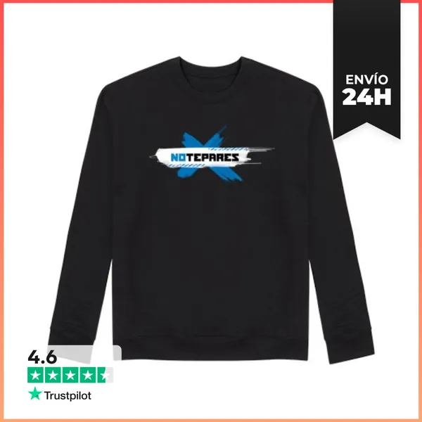 Sudadera Unisex Ropa Casual NTP Con Logo Para Colores Oscuros