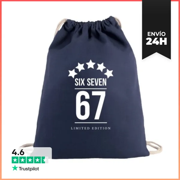 Mochila Saco Con Cuerdas Six Seven Limited Edition LaTostadora