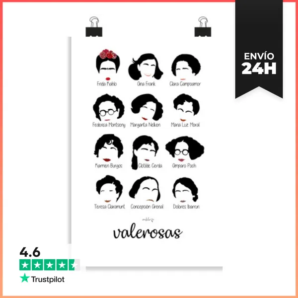 Póster Vertical Poster 12 Valerosas LaTostadora