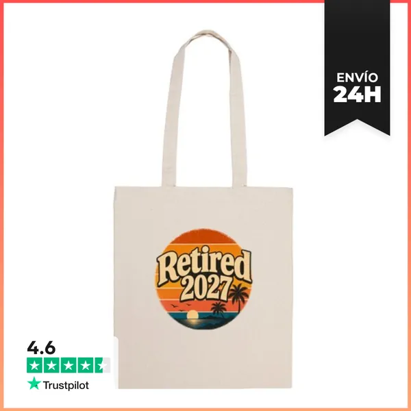 Bolsa De Tela Vintage Sunset - Retired 2027 Ideal For Men And