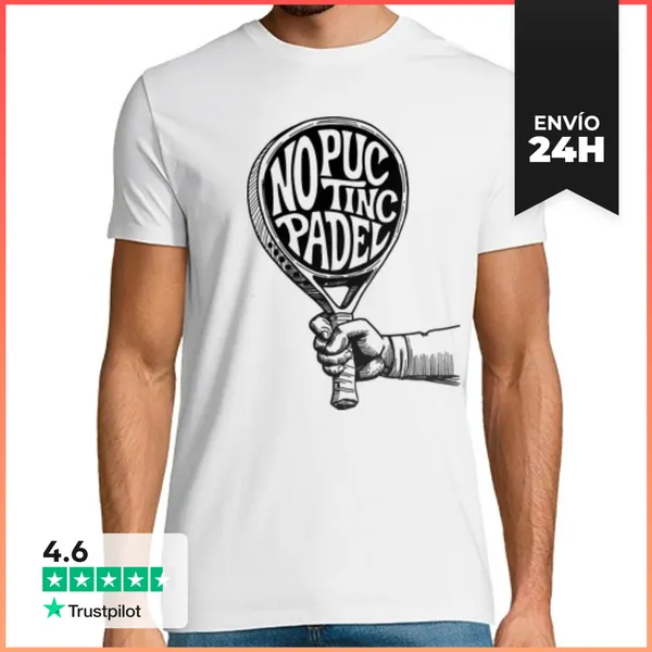 Camiseta Hombre Clásica No Puc Tinc Pàdel LaTostadora