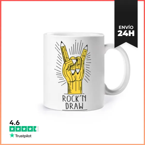 Taza Rock And Draw LaTostadora