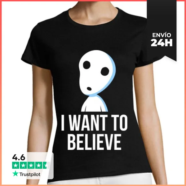 Camiseta Mujer Clásica Believe In Spirits LaTostadora