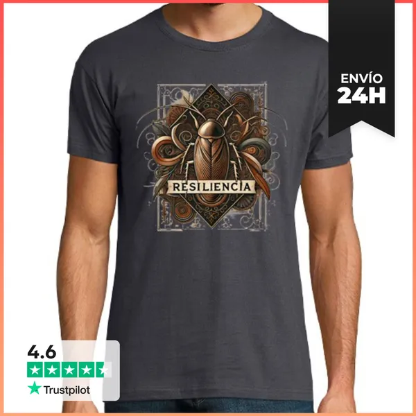 Camiseta Hombre Clásica Resiliencia - Capacidad De Adaptación