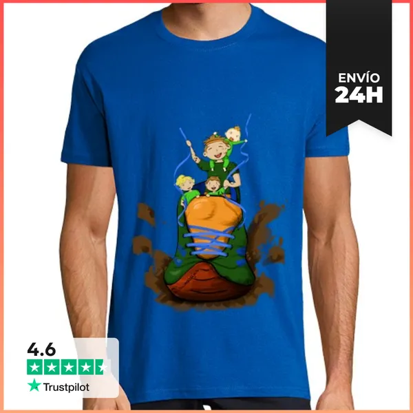 Camiseta Hombre Clásica Trail En Familia LaTostadora