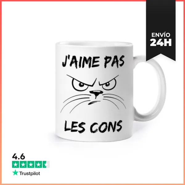 Taza No Me Gustan Los Idiotas - Mensaje De H LaTostadora