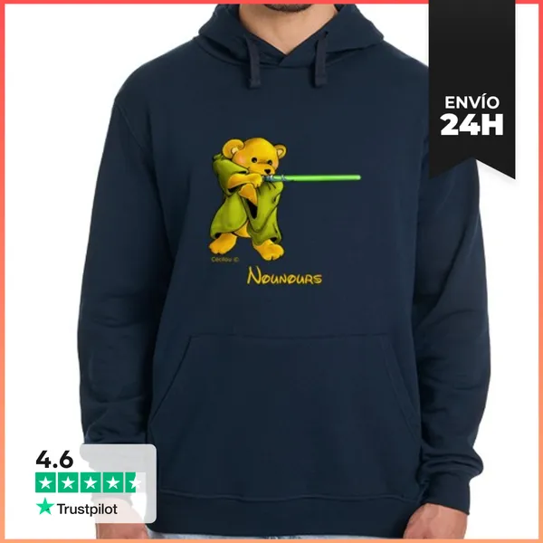 Sudadera Unisex Con Capucha Teddy Bear Disney Man - Sudadera Con