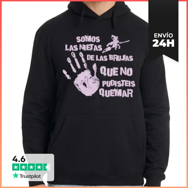 Sudadera Unisex Con Capucha Las Nietas De Las Brujas LaTostadora