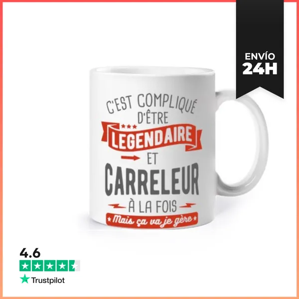 Taza Legendario Y Solador LaTostadora