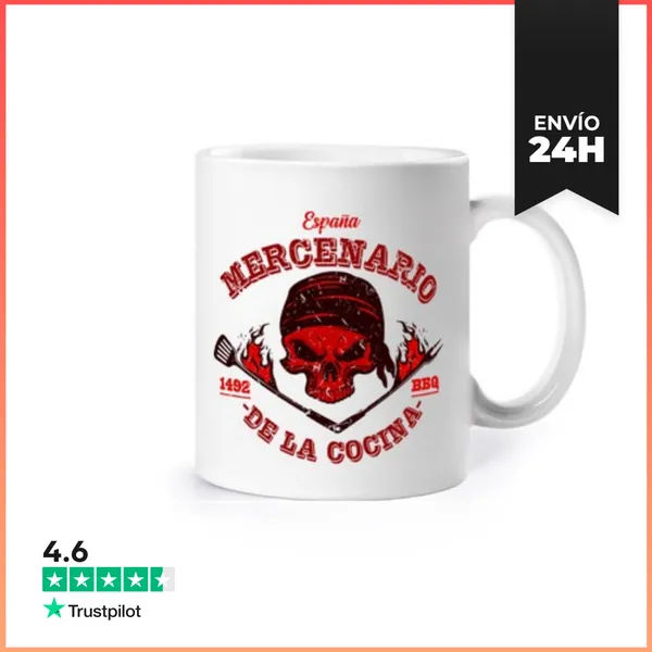 Taza Chef MERCENARIO Red LaTostadora