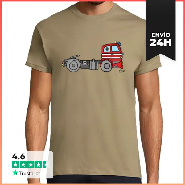Camiseta Hombre Clásica Pegaso Cabezón LaTostadora