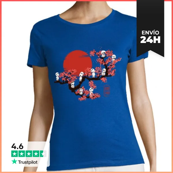 Camiseta Mujer Clásica Kodamas Traditional LaTostadora